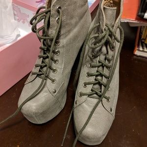 Jeffrey Cambell Litas in Grey size 7.5